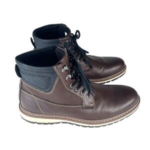 Alesbury Brown Chukka Chelsea Boots Mens Sz 11 Casual Lace Up Comfortable Work